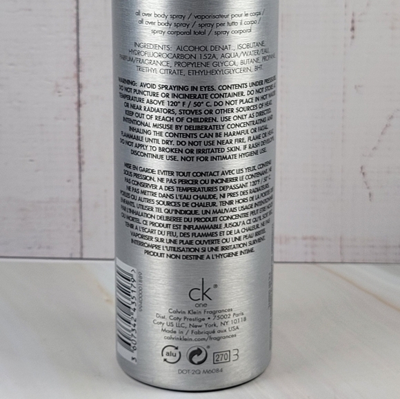 CK One by Calvin Klien All Over Body Spray NEW! - Picture 6 of 6